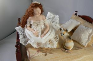 Ann-Marie porcelain kneeling figure