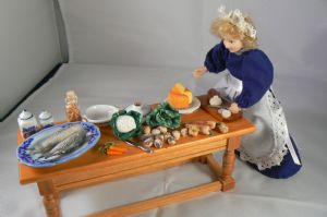 Dressed Pine Table and Maisie
