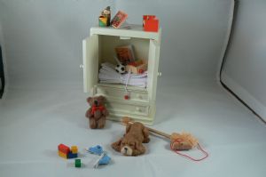 Dressed Toy Cupboard