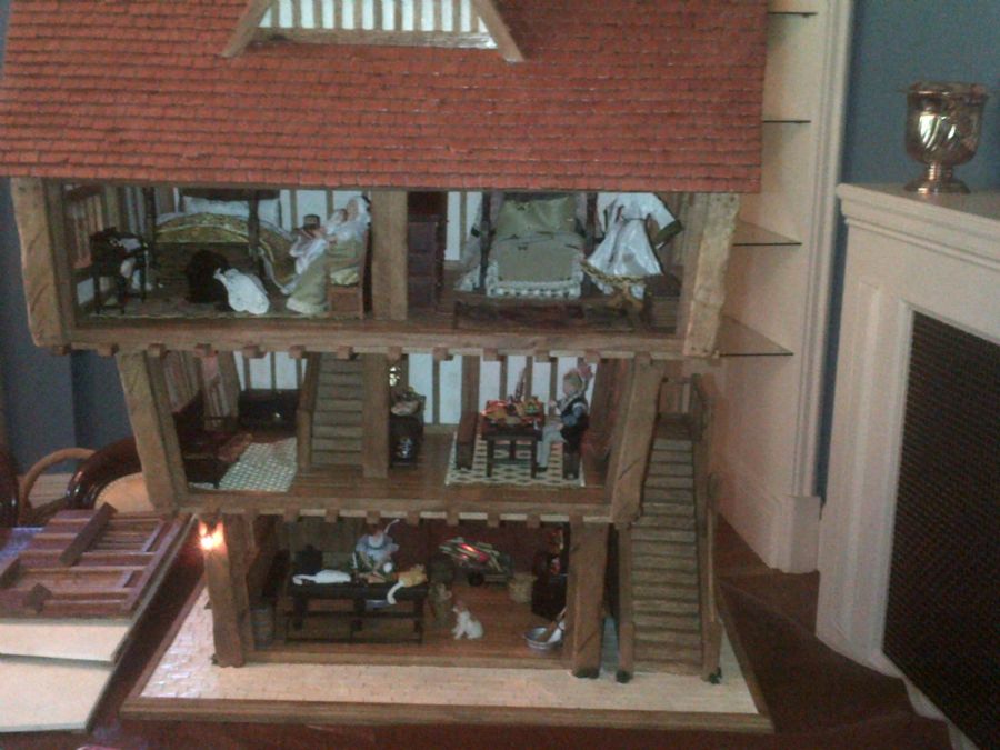 Commissioned Tudor Dolls House Furniture