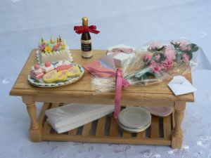 Dressed Pine Birthday Table