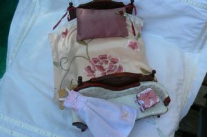 Dressed Bed and Chaise Longue