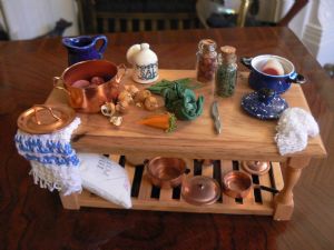 Dressed Table - Preparing the Roast