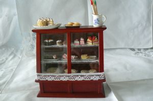 12th Scale Miniature Dressed Cake Shop Counter