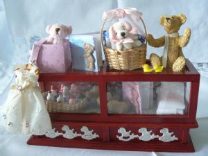 12th Scale Miniature Dressed Baby Counter