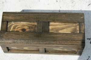 Handmade Miniature Tudor Chest
