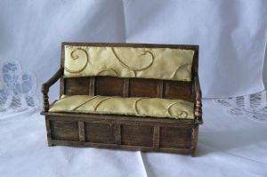 Dressed Tudor Settle