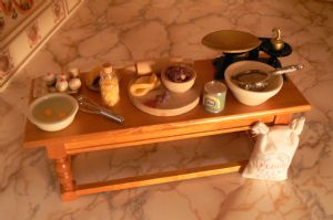 Dressed Pine Table - Pie Baking Day